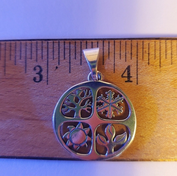James Avery Retired Four Seasons Pendant - Picture 2 of 5